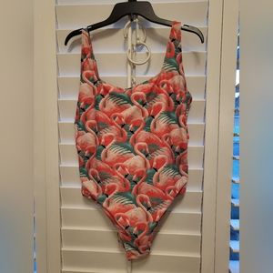 Old Navy Flamingo One Piece Swim - xl